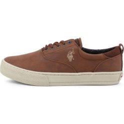 U.S. POLO ASSN. tenisówki męskie Galan 45 brązowe. Brązowe trampki męskie U.S. Polo Assn., bez wzorów, bez zapięcia. W wyprzedaży za 251.00 zł.