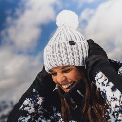 Czapka Eisbar Ronda Pompon MÜ. Białe czapki męskie Eisbar, bez wzorów, z wełny, sportowe. Za 249.90 zł.