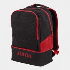 Plecak treningowy Joma Estadio III dwukomorowy z przegrodą na buty 23,8 L. Czerwone plecaki męskie Joma, bez wzorów. Za 89.99 zł.