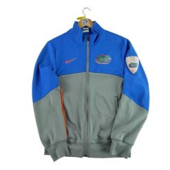 Second life - Męska kurtka NCAA Florida Gators szara - Stan dobry. Szare kurtki męskie Nike, m, bez wzorów, bez ramiączek, bez kaptura. Za 135.32 zł.