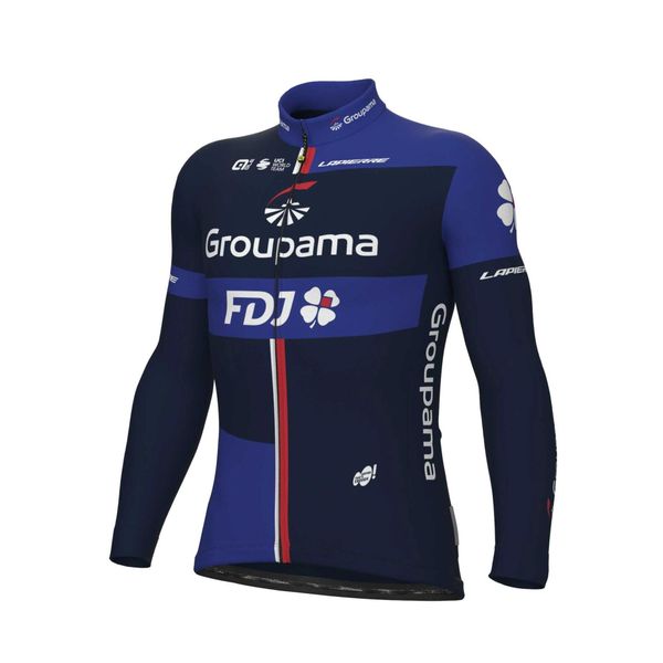 Bluza rowerowa męska Alé Cycling Prime Groupama FDJ. Czarne bluzy nierozpinane męskie ALÉ CYCLING, m, bez wzorów, bez ramiączek, bez kaptura. Za 529.99 zł.