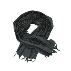 Chusta bandana arafatka. Czarne szaliki męskie Texar, bez wzorów. Za 27.99 zł.