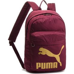 Plecak PUMA - Originals Backpack 074799 11 Fig/Gold. Czerwone plecaki męskie Puma, z materiału. W wyprzedaży za 129.00 zł.