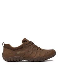 CAT Footwear Półbuty Instruct P722311 Brązowy. Brązowe codzienne półbuty męskie CAT Footwear, bez wzorów, z nubiku, bez obcasa, bez zapięcia. Za 369.00 zł.
