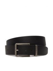 Guess Pasek Męski M4BZ33 L0VI0 Czarny. Czarne paski męskie Guess, z aplikacjami, ze skóry. Za 189.99 zł.