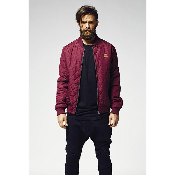 Urban classic diamond nylon parka. Brązowe parki męskie Urban Classics, na zimę, m, bez wzorów, z nylonu, bez kaptura. Za 266.00 zł.