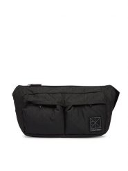 Calvin Klein Nerka Utility Emblem Sling Waistbag LV04D3341G Czarny. Czarne saszetki męskie Calvin Klein, bez wzorów, z materiału. Za 409.99 zł.