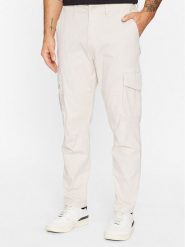Only & Sons Spodnie materiałowe 22025431 Écru Tapered Fit. Spodnie na co dzień męskie Only & Sons, bez wzorów, z bawełny. Za 269.99 zł.