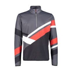 Bluza męska CMP 31L0477. Szare bluzy nierozpinane męskie CMP, l, bez wzorów, bez ramiączek, bez kaptura. Za 189.99 zł.
