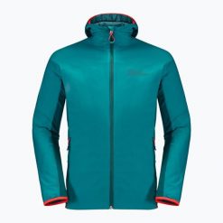 Kurtka skiturowa męska Jack Wolfskin Alpspitze Ins Hoody. Zielone kurtki narciarskie i snowboardowe męskie Jack Wolfskin, na zimę, m, bez wzorów, bez kaptura, narciarskie. Za 539.99 zł.