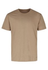 Gładka koszulka 200 g/m², Comfort Fit, T-PERSONAL. Brązowe t-shirty męskie Volcano, m, bez wzorów, z jeansu, bez kołnierzyka, bez ramiączek. Za 69.99 zł.