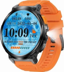 Smartwatch Gravity GT23-3 Pomarańczowy (GT23). Brązowe zegarki smartwatch Gravity. Za 383.37 zł.