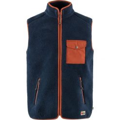 Kamizelka męska Fjallraven Vardag Pile Fleece Vest. Niebieskie kamizelki męskie Fjällräven, m, bez kaptura. Za 580.99 zł.