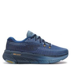 Buty do biegania Skechers. Niebieskie buty do biegania męskie Skechers, bez wzorów, bez zapięcia, do biegania. Za 359.99 zł.
