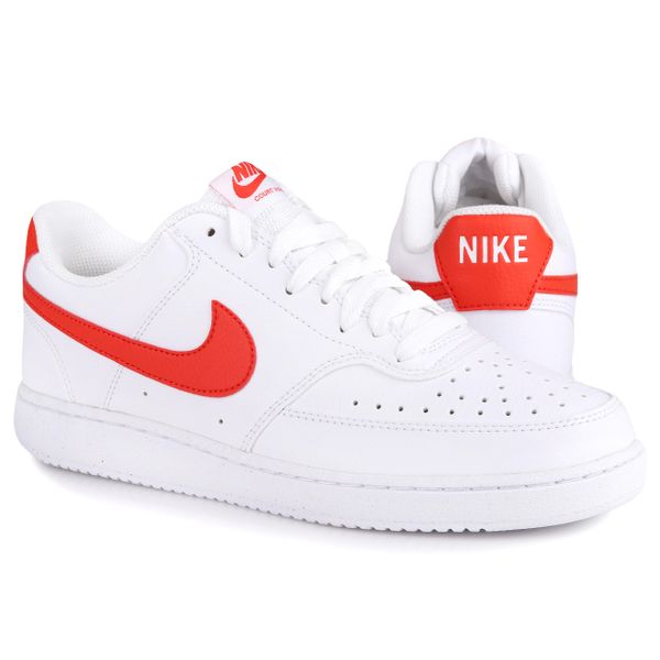 Buty sportowe trampki Nike COURT VISION LO NN. Białe trampki męskie Nike, bez wzorów, z syntetyku, casualowe, bez zapięcia. Za 349.00 zł.
