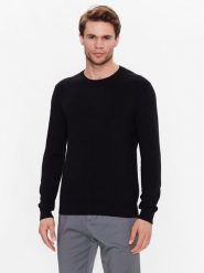Sisley Sweter 10F2S1C78 Czarny Regular Fit. Czarne kardigany męskie Sisley, m, bez wzorów, z bawełny, bez ramiączek. Za 129.99 zł.