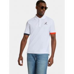 Koszulka Polo Męska Nautica Pascal B&T. Białe koszulki polo męskie Nautica, m, bez wzorów, z materiału, klasyczne, bez kołnierzyka, bez ramiączek. Za 369.00 zł.