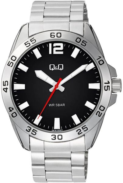 Zegarek męski QQ Q87B-003P srebrny. Szare zegarki męskie Q&Q, srebrne. Za 169.00 zł.