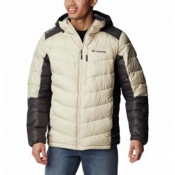 Kurtka Turystyczna Puchowa Męska Columbia Labyrinth Loop Hooded Jacket. Brązowe kurtki męskie Columbia, m, bez wzorów, z puchu, sportowe, bez ramiączek, bez kaptura. W wyprzedaży za 744.75 zł.