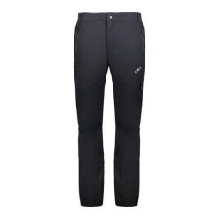 Spodnie softshell męskie CMP Migel Pant. Czarne spodnie narciarskie i snowboardowe męskie CMP, bez wzorów, z softshellu, narciarskie. Za 392.99 zł.