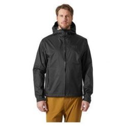 Kurtka przeciwdeszczowa męska Helly Hansen Loke Terra Jacket. Czarne kurtki męskie Helly Hansen, m, bez wzorów, sportowe, bez ramiączek, bez kaptura. W wyprzedaży za 605.90 zł.