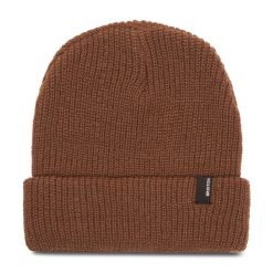 Czapka Brixton. Brązowe czapki męskie Brixton, na zimę, bez wzorów. Za 99.99 zł.