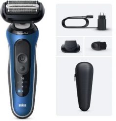 Braun 62-B1200s Golarka foliowa Przycinarka Czarny, Niebieski. Golarki męskie BRAUN. Za 704.99 zł.