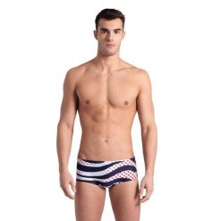 Szorty Kąpielowe Arena Multi Stripes Swim Low Waist. Białe kąpielówki męskie ARENA, m, bez wzorów. Za 129.99 zł.