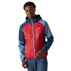 Kurtka hybrydowa męska Andreson Pro. Czerwone kurtki męskie Regatta, m, bez wzorów, z materiału, bez kaptura, trekkingowe. W wyprzedaży za 266.30 zł.