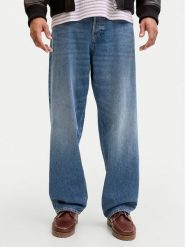 Jack & Jones Jeansy Eddie 12290185 Niebieski Baggy Fit. Niebieskie jeansy męskie Jack & Jones, bez wzorów, z bawełny. Za 259.99 zł.