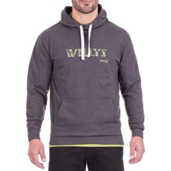 Bluza w kolorze ciemnoszarym. Szare bluzy z kapturem męskie marki Jeep, m, z kapturem. W wyprzedaży za 129.95 zł.