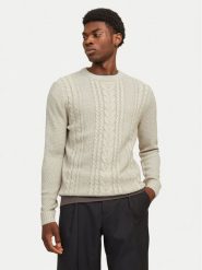 Jack & Jones Sweter Craig 12258480 Écru Regular Fit. Kardigany męskie Jack & Jones, m, bez wzorów, z syntetyku, bez ramiączek. Za 119.99 zł.
