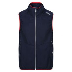 Bezrękawnik Męska Softshell Lankin VI. Czerwone kurtki softshell męskie Regatta, m, bez wzorów, z softshellu, bez kaptura, trekkingowe. Za 105.99 zł.