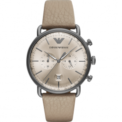 Zegarek EMPORIO ARMANI - Aviator AR11107 Gray/Gunmetal. Zegarki męskie marki Emporio Armani. Za 1,359.00 zł.