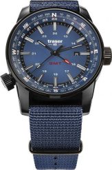 Zegarek Traser Zegarek męski Traser TS-109034 niebieski. Niebieskie zegarki męskie Traser. Za 2,690.00 zł.