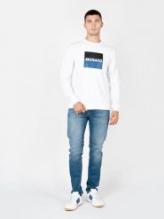 Antony Morato Bluza | MMFL00760-FA150048 | Mężczyzna | Biały. Białe bluzy nierozpinane męskie Antony Morato, m, bez wzorów, z bawełny, klasyczne, bez ramiączek, bez kaptura. W wyprzedaży za 189.00 zł.
