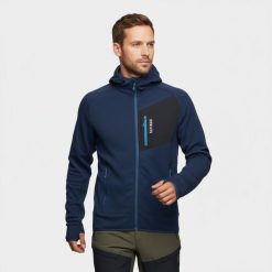 Bluza turystyczna męska z kapturem Alpinus Fryatt. Czarne bluzy nierozpinane męskie Alpinus, m, bez wzorów, z kapturem. Za 339.00 zł.