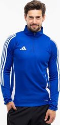 Adidas Bluza męska adidas Tiro 24 Training Top niebiesko-biała IS1042 M. Białe bluzy nierozpinane męskie ADIDAS, m, bez wzorów, bez ramiączek, bez kaptura. Za 122.18 zł.
