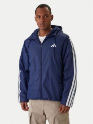 Adidas Kurtka zimowa Essentials Climawarm 3-Stripes JM4040 Granatowy Regular Fit. Niebieskie kurtki męskie ADIDAS, na zimę, m, bez wzorów, z syntetyku, bez ramiączek, bez kaptura. Za 319.99 zł.
