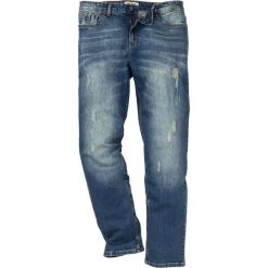 Dżinsy ze stretchem Regular Fit Tapered bonprix dirty denim "used". Jeansy męskie marki bonprix. Za 79.99 zł.
