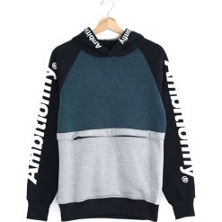 Czarno-Granatowa Bluza Fulfillment. Bluzy nierozpinane męskie marki Born2be. Za 49.99 zł.