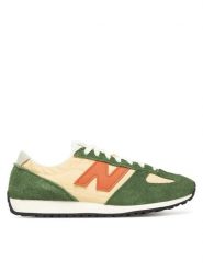 New Balance Sneakersy U471VBA M Zielony. Zielone buty sportowe na co dzień męskie New Balance, m, bez wzorów, ze skóry, bez ramiączek, bez kaptura. Za 449.99 zł.