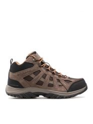Columbia Trekkingi Redmond III Mid Waterproof BM0168 Brązowy. Brązowe buty trekkingowe męskie Columbia, bez wzorów, ze skóry, bez zapięcia, trekkingowe. Za 369.99 zł.