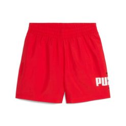 Szorty Puma ESS Logo Lab Woven 5". Czerwone szorty męskie Puma, bez wzorów, eleganckie. Za 152.50 zł.