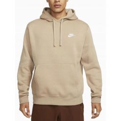 Bluza bawełniana męska NIKE SPORTSWEAR z kapturem. Brązowe bluzy nierozpinane męskie Nike, m, bez wzorów, z bawełny, z kapturem. Za 293.99 zł.