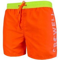 Szorty kąpielowe Crowell Fluo. Brązowe kąpielówki męskie CROWELL, m, bez wzorów. Za 57.90 zł.