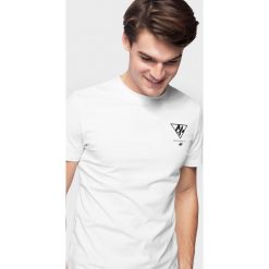 T-shirt męski TSM203 - biały. T-shirty męskie marki 4f. Za 49.99 zł.