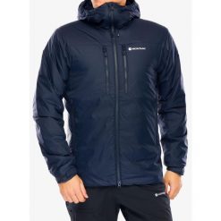 Kurtka ocieplana męska Montane Respond XT Hoodie. Niebieskie kurtki męskie Montane, m, bez wzorów, bez ramiączek, bez kaptura. Za 676.99 zł.