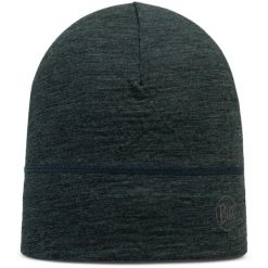 Czapka BUFF MERINO LIGHTWEIGHT BEANIE MULTISTRIPES FOREST. Szare czapki męskie Buff, bez wzorów, sportowe. Za 123.99 zł.