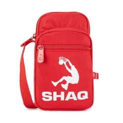 Saszetka SHAQ. Czerwone saszetki męskie Shaq, bez wzorów, młodzieżowe, małe. Za 59.99 zł.